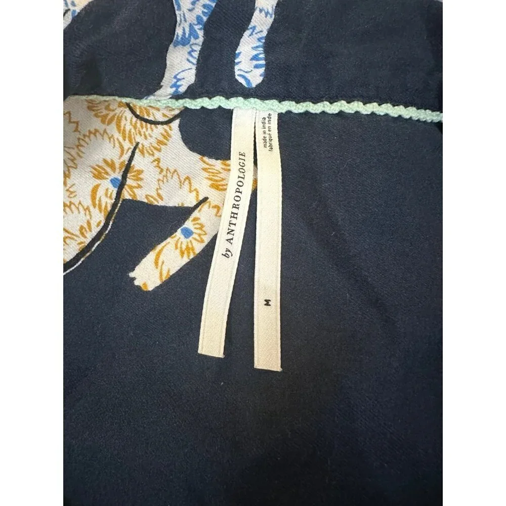 Anthropologie flannel pajama shirt - Picture 3 of 7